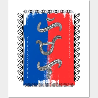 Philippine Flag / Baybayin word Himala (Miracle) Posters and Art